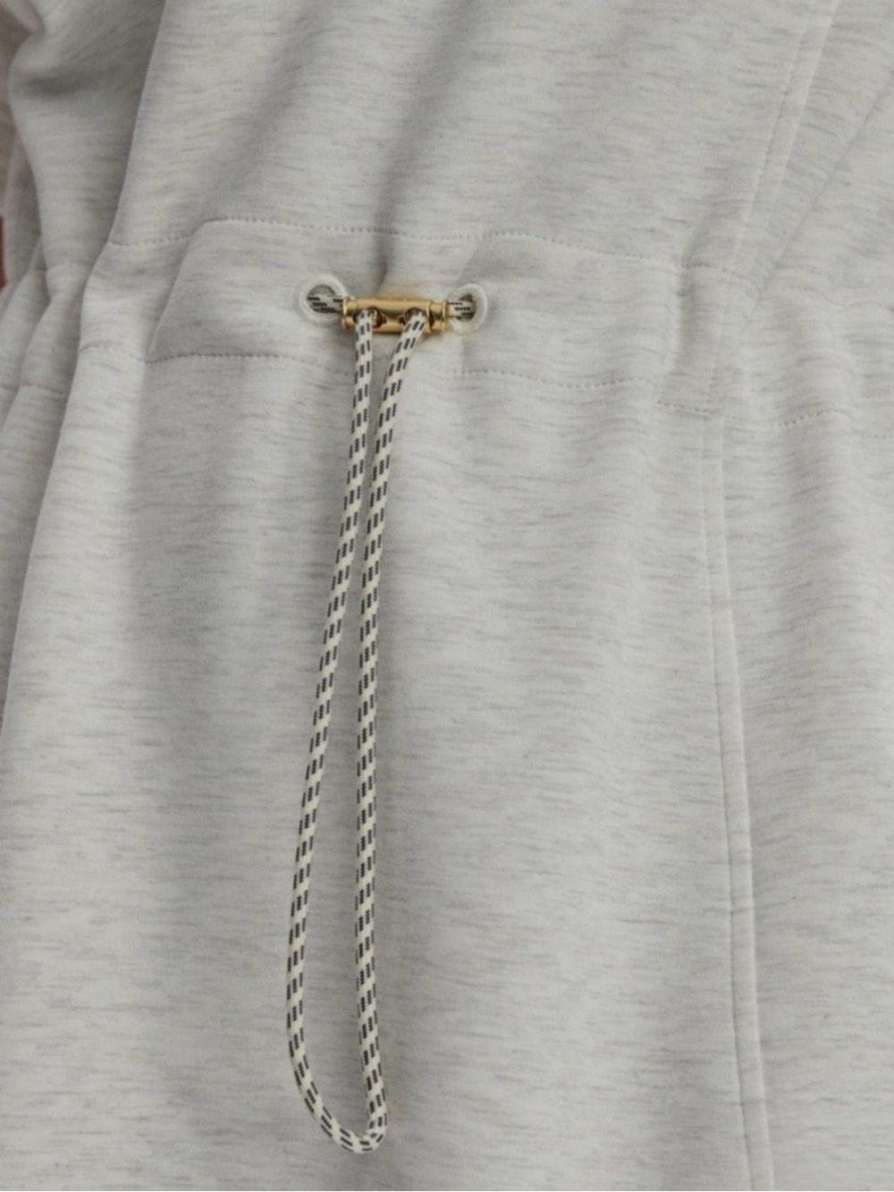 Varley Maple Dress 2.0 Doublesoft Casual Drawstring Knit T-Shirt Dress - Picture 4 of 15